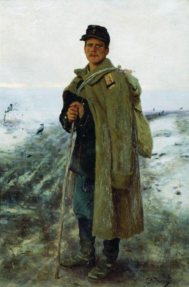 to his homeland the hero of the last war